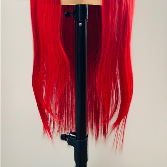 Gorgeous 36” Red Lace Front Synthetic Wig for Daily Wear or The Holidays - Picture 4 of 10